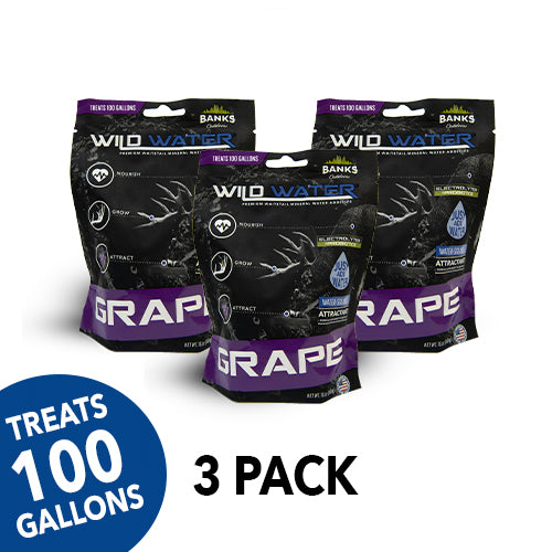 WILD WATER MINERAL SUPPLEMENT - TREATS 100 GALLONS (3 PK)