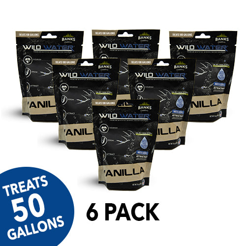 WILD WATER MINERAL SUPPLEMENT - TREATS 50 GALLONS (6 PK)