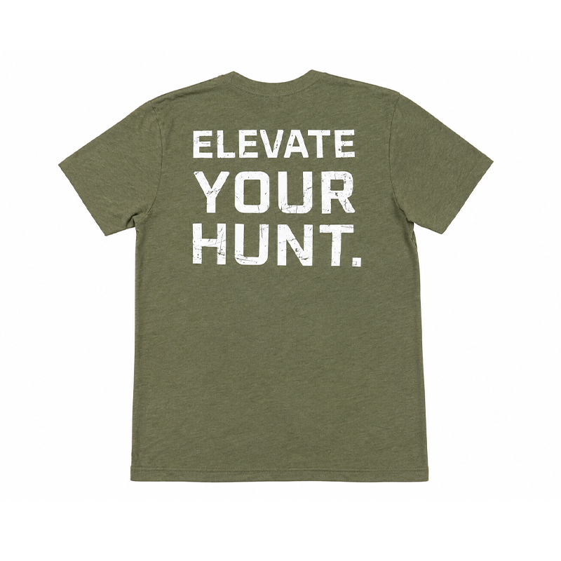 Olive Green Tri-Blend Logo Tee