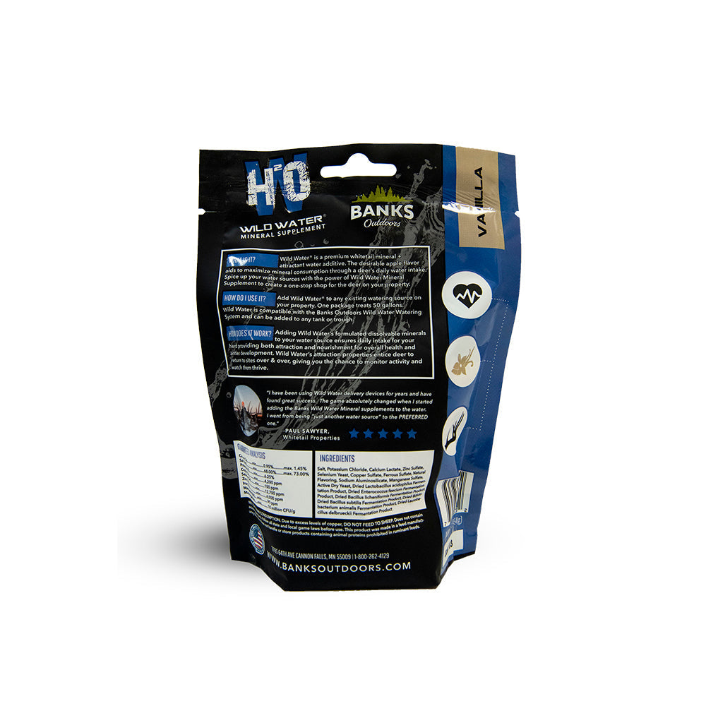 WILD WATER MINERAL SUPPLEMENT - TREATS 100 GALLONS