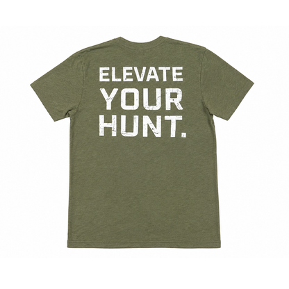 Olive Green Tri-Blend Logo Tee